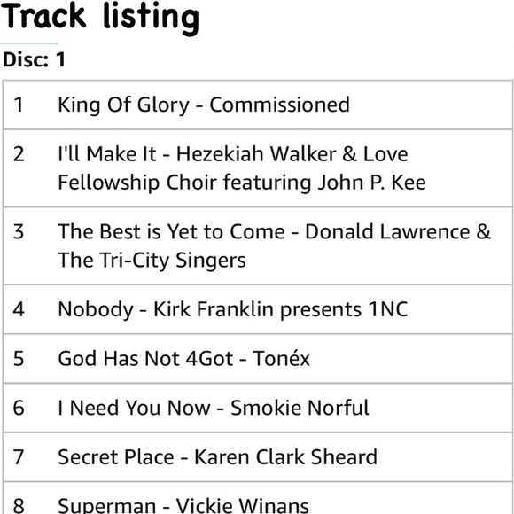 EUC WOW CD “2003” 30 of the years top gospel, singers and songs‼️Only ONE Disc‼️ - Picture 7 of 8